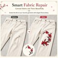 thumbnail image 5 of 2pcs Cherry Blossom Iron Patch, Artrylin Iron On Blossom Plum Applique Patch Embroidery Flower Vines, Appliques DIY Trim for Jeans Garment Cos, for Hats, Shirts, Shoes, Jeans, Bags (Red), 5 of 6