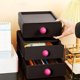 thumbnail image 4 of Drawer Organizer Box with Stackable Design for Desk, Underwear, Socks, Stationery, Makeup Storage – Cute Colorful Knobs, Durable Plastic, Workspace Solution, 4 of 6