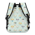 thumbnail image 4 of Rateoe Different Breeds of Dogs Pattern Casual Backpack for School, Work, Travel – Adjustable Straps, Multiple Compartments – Ergonomic Design, Fits Laptops and Tablets, 4 of 5