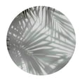 thumbnail image 4 of PIKWEEK Round Table Cloth Palm Leaves Tropical Jungle Charming Colors White, 4 of 8
