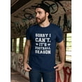 thumbnail image 2 of Cant Its Football Season Men T-Shirt, Male Small, 2 of 4