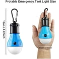 thumbnail image 2 of Linterna de camping, 4 bombillas LED portátiles, lámpara de camping LED, linterna de camping a batería, 3 modos de lámpara, linternas de emergencia nocturnas impermeables, para camping, senderismo,, 2 of 5