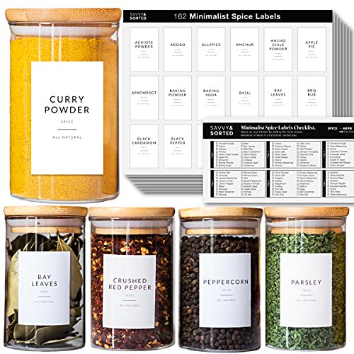 Printed labels for spices