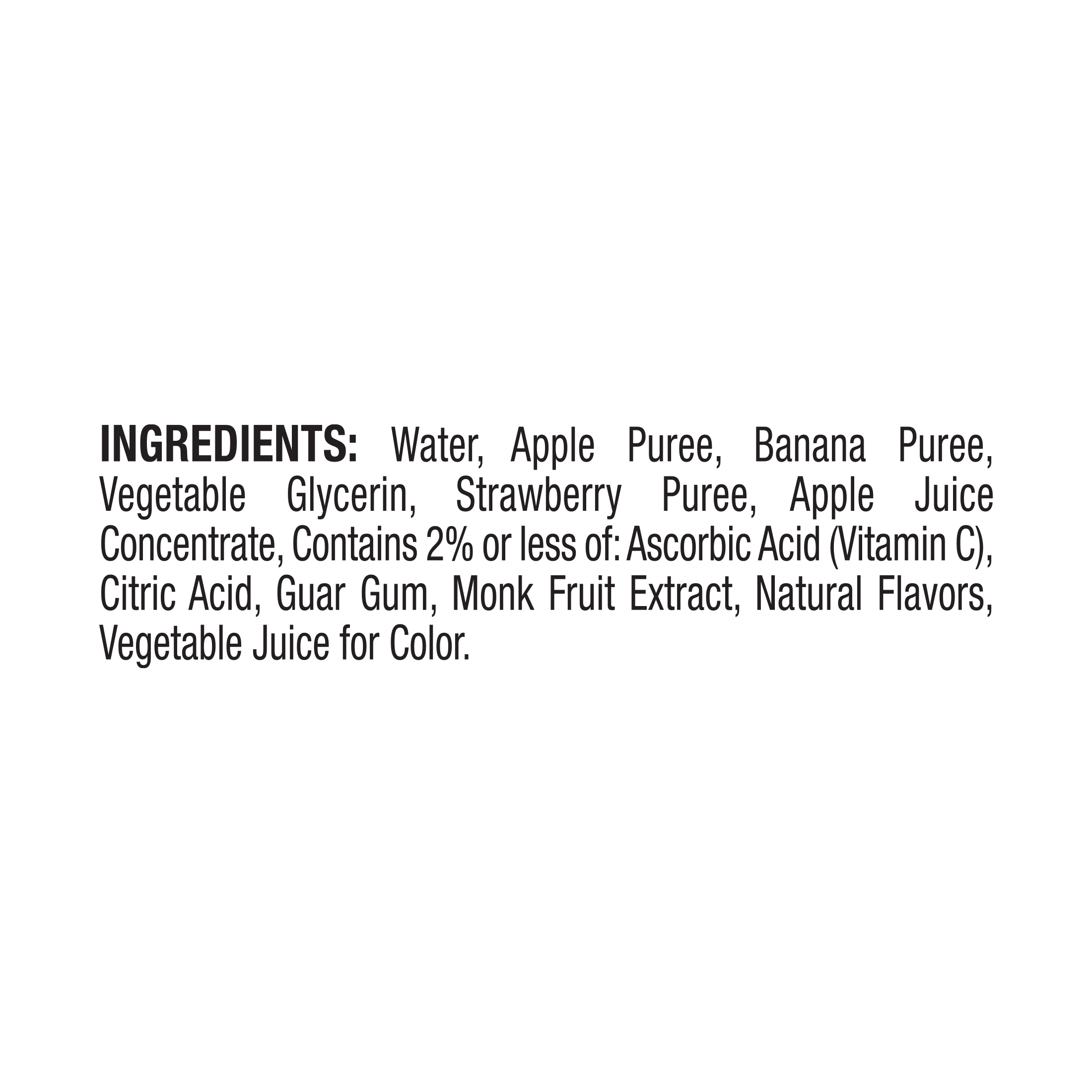 Sponge Bob Square Pants Ready to Drink Fruit Puree Smoothie - Strawberry Banana, 3.2 Ounces