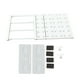 thumbnail image 1 of Tension Shelf Adjustable Space Saving Expandable Closet Organizer Dividers for Shoe Cabinet Closet Length 48‑80cm/18.9‑31.5in, 1 of 5