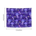 thumbnail image 4 of Fish Jellyfish Seahorse Purple Tapestry for Bedroom - Tapestry Wall Hanging Wall Tapestry for Dorm Wall Decor Home Decoration , Aesthetic Funny Tapestry 29 x 37in, 4 of 5