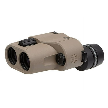 Sig Sauer SOZ6WP10 Zulu 6 HDX Tan 10x30mm Magnification Electronic Binoculars