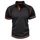 thumbnail image 2 of pstuiky camisetas de hombre, Camiseta de manga corta para hombre, estilo informal, lisa, con cuello vuelto, botones y blusa camisas casuales para hombre m, 2 of 4