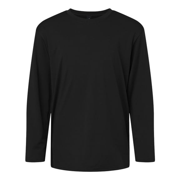 AllPro 48400Y Pro-Lock Youth Performance Long Sleeve T-Shirt-Black-XS