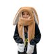 thumbnail image 1 of Matsuzay Bufanda 3 en 1, sombrero, guantes, cálido clima frío, calentador de manos de felpa, regalo para exteriores, decoración de ropa Suministros térmicos caqui oscuro, 1 of 6