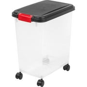 IRIS Element Resistant® Storage Container, 8.25 Gallon, 6 Pack, Black