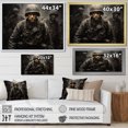 thumbnail image 4 of Designart "Gears Of Conflict For Military Soldiers" Military Canvas Prints, 4 of 7