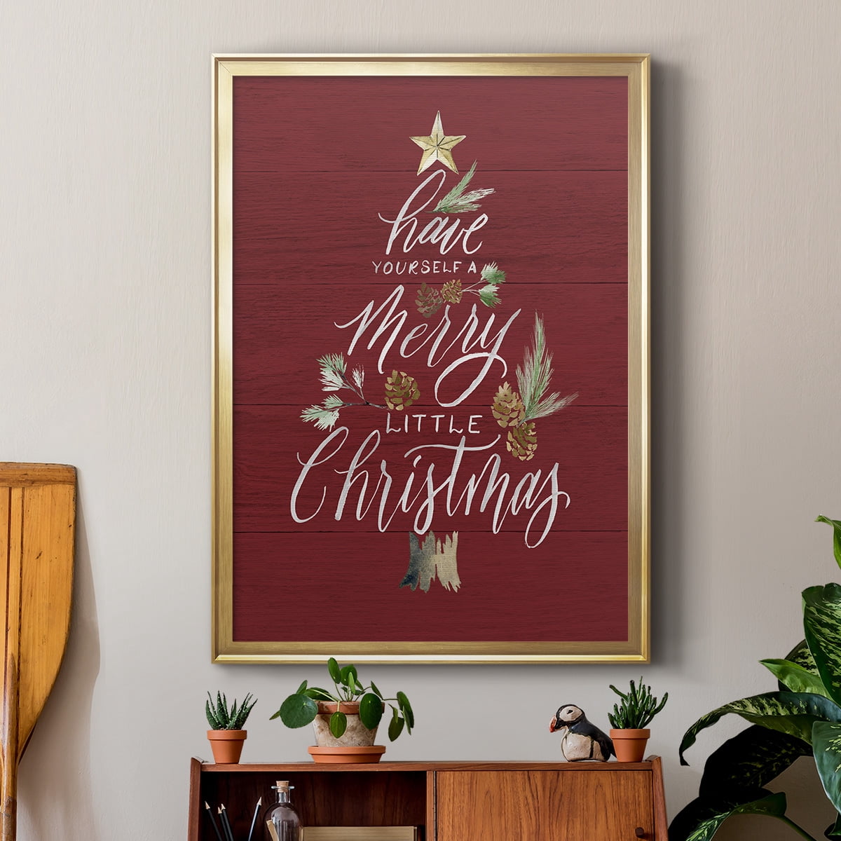 Merry Little Christmas Premium Classic Framed Print - Ready to Hang