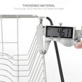 thumbnail image 4 of Sink Dish Drain Rack Steel Drying Basket Rustproof Drill-Free Single-Layer Expandable Fruit Bowl Drainer Holder Restaurant Utensils, 4 of 8