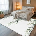 thumbnail image 5 of Eucalyptus Leaves 8x10 Area Rugs, Pastoral Farmhouse Spring Botanical Non-Skid Rubber Backing Large Rectangle Rugs - Living Room Bedroom Home Office, Indoor Floor Mat Carpets Washable Rug, 5 of 9