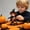 C, variant on Halloween Highland Cow Statue, Halloween Witch Highland Cow Resin Figurine, Cute Scottish Calf Pumpkin Gnomes Decor for Tiered Tray Tabletop, Decoration