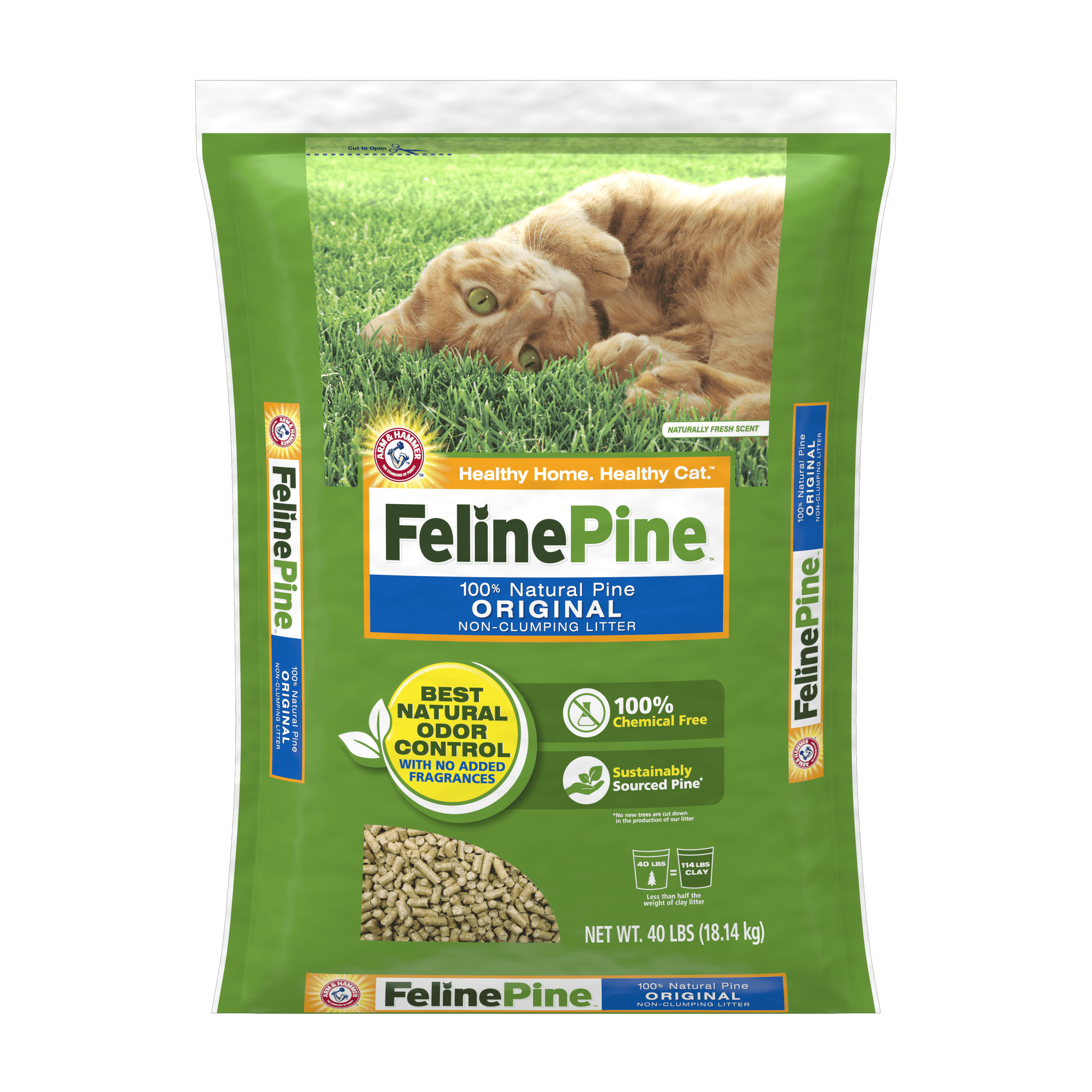 Feline Pine Original Cat Litter 40 lb