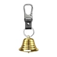 thumbnail image 2 of Campana de latón para senderismo con gancho Kaychain para colgar en cintura, ideal para acampar, , pescar, sobrevivir y escalar., 2 of 9