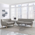 thumbnail image 2 of Modern Contemporary Urban Design Living Lounge Room Sofa and Loveseat Sofa, Grey Gray, Fabric, 2 of 5