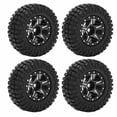 thumbnail image 1 of QIILU Wheel Rims Tires Tyre Set, 1/24 RC Car Rims Tires Tyre Set Strong For Axial Scx24 For AXI90081 For AXI00001, 1 of 8