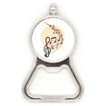 thumbnail image 1 of Sacacorchos de Acero inoxidable Unbranded en forma de curva de notas musicales, 1 of 3