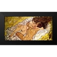 thumbnail image 2 of Schiele, Egon 24x14 Black Modern Framed Museum Art Print Titled - The Embrace, 2 of 5