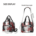 thumbnail image 2 of Herdesigns Japanese Style Insulated Lunch Bag for Women Men Adults Large Reusable Lunch Box Vintage Painting Leakproof Cooler Tote Bags with Adjustable Shoulder Strap, 2 of 4