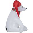 thumbnail image 4 of Christmas Airblown Santa with Bear, 4 of 6