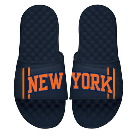 

Men s ISlide Navy New York Knicks Statement Slide Sandals