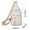 White, variant on Women's Casual Zipper Waist Pack Sling Bag For Women Men Crossbody Shoulder Chest Bag With Guitar Strap Tote Blet Bags Backpack Waist Pack