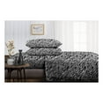 thumbnail image 5 of Split Head Bed Sheet Set King 4 Pcs - Adjustable Split-King Size Zebra Print % Cotton Sheets 400-Thread-Count - Split Head Sheets - Split Down 34 inches from The top, 5 of 6