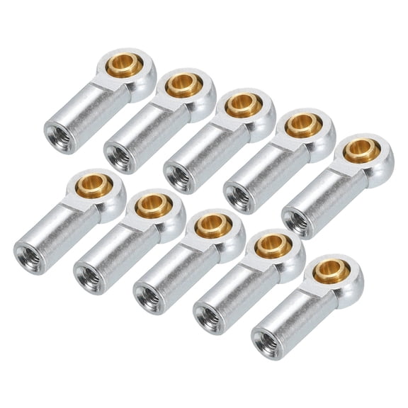 Unique Bargains M3xL19mm Lever Steering Linkage Tie Rod Ball Head Link Joint End Metal Silver Tone for RC Crawler Car Pack of 10