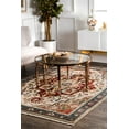 thumbnail image 4 of nuLOOM Vintage Lakendra Medallion Fringe Area Rug or Runner, 4 of 7