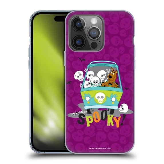 Head Case Designs Officially Licensed Scooby-Doo Seasons Spooky Soft Gel Case Compatible with Apple iPhone 14 Pro