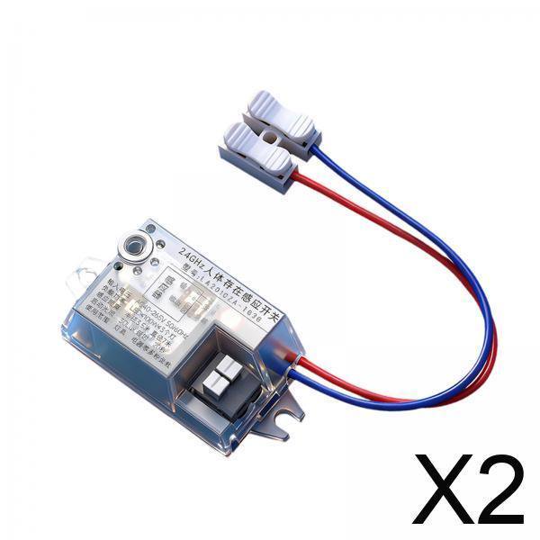 Interruptor de detección de movimiento,Interruptor con sensor de movimiento de 100 W para luz inteligente,Interruptor con sensor de movimiento para detección de presencia humana,Carga de 100