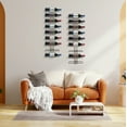 thumbnail image 3 of Sorbus Wall Mounted Wine Rack for 18 Wine Bottles - Wood Wine Rack Wall Mounted for Wine Bottles, Liquor, Champagne - Decorative Wood Wine Racks for Home Bar, Kitchen, Dining Room Wall Wine Bottle, 3 of 7