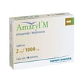 thumbnail image 1 of Amaryl M 2 mg/1000 mg 16 tabletas, 1 of 2