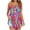 Hot Pink, variant on YUGYXL Womens Summer Dresses Spaghetti Strap Sleeveless Backless Cami Dress Boho Beach Hawaiian Tiered Ruffled Mini Sundress M
