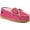 Pink, variant on Old Friend Footwear Children's Cinch Tie Loafer Moccasins 461128 (C3) Chestnut