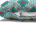 thumbnail image 4 of Tribal Pet Bed, Dry Brush Ink Print Pattern in Doodle Style with Geometrical Motifs, Chew Resistant Pad for Dogs and Cats Cushion with Removable Cover, 24" x 39", Multicolor, by Ambesonne, 4 of 4