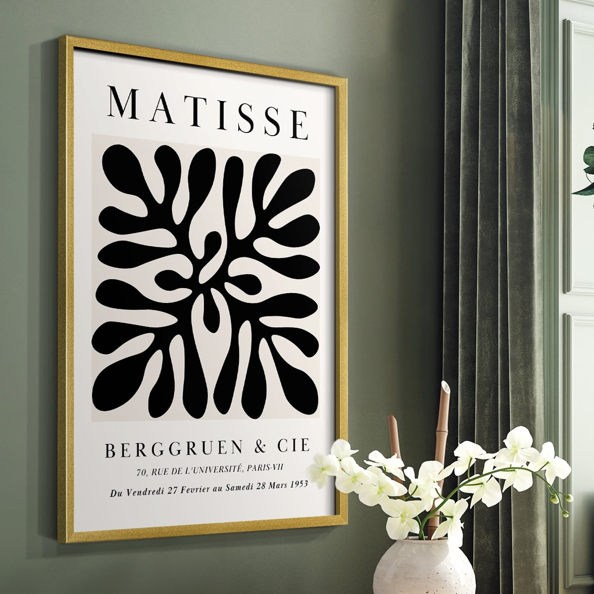 Matisse CCLXVII in Solid Wood 22 x 28 Framed Print
