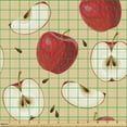 thumbnail image 2 of Ambesonne Fruits Fabric by the Yard Upholstery, Fresh Fruit Slices Pie, 1 Yard, Cream Red Beige, 2 of 5