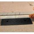 thumbnail image 6 of 4 X 1.2" Rise Rubber Curb Ramps Heavy Duty Driveway Curb Ramp 10 Ton Car Slope Ramp for Sidewalk Cars RV Trucks Shed Access Bike Pets Scooter Wheelchair, 6 of 7