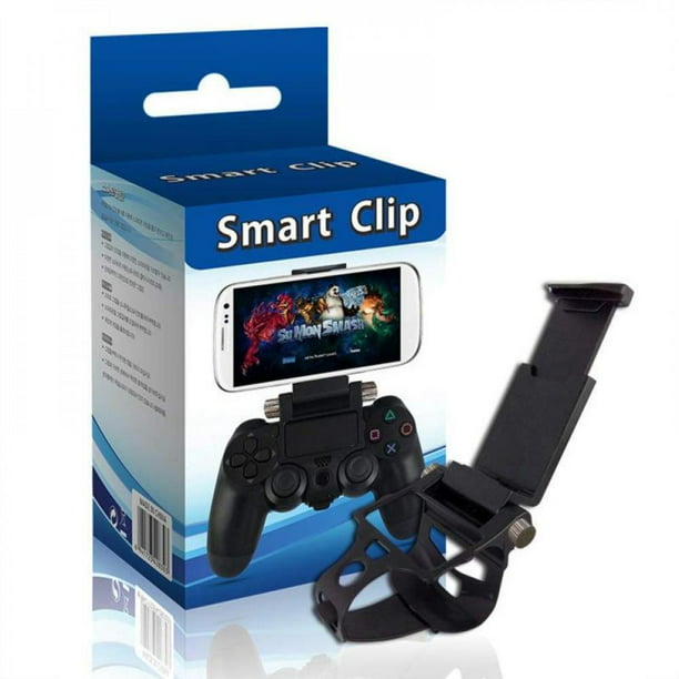 Foreman skrå Skygge PS4 Controller Phone Clip Holder, Foldable Mobile Phone Stand Mount Clamp  Bracket for PS4 Playstation 4 DualShock 4 Wireless Controller, Compatible  with PS4/ PS4 Slim/ PS4 Pro Controllers(Black) - Walmart.com