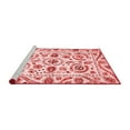 thumbnail image 2 of Ahgly Company Machine Washable Indoor Rectangle Abstract Red Modern Area Rugs, 7' x 9', 2 of 4