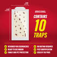 thumbnail image 3 of Catchmaster Cockroach Traps 10-Pk, Sticky Roach Traps Indoor for Home, Classic Glue Boards, 3 of 7