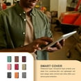 thumbnail image 4 of thinsony Étui pour Tablette Léger Couleur Unie Compatibilité Étuis de Protection Imperméables Protection contre les Chutes Housse Anti-Rayures Rouge, 4 of 9
