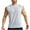 White, variant on Njagoc3 Mens Sleeveless Solid Color Tank, Classic Crew Neck, Soft Polyester, Daily Casual & Gym Vest