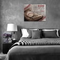thumbnail image 6 of Baseball Poster Wall Art Boy Men Room Inspirational God Quotes Poster Sports Wall Decor Rustic Picture Canvas Prints Framed Modern Artwork for Home Living Room Bedroom Gym Playroom 16"x12", 6 of 6