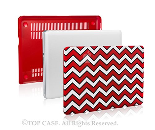 Hot Blue Chevron with Black Outline Hard Case for Macbook PRO 13/" A1278